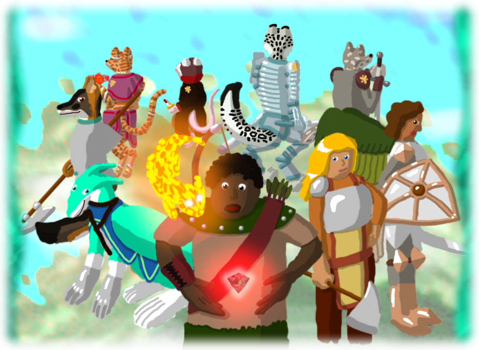 A map of the world of Ceal