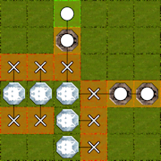 Image illustrating the capture of multiple opponent's pieces in a single move